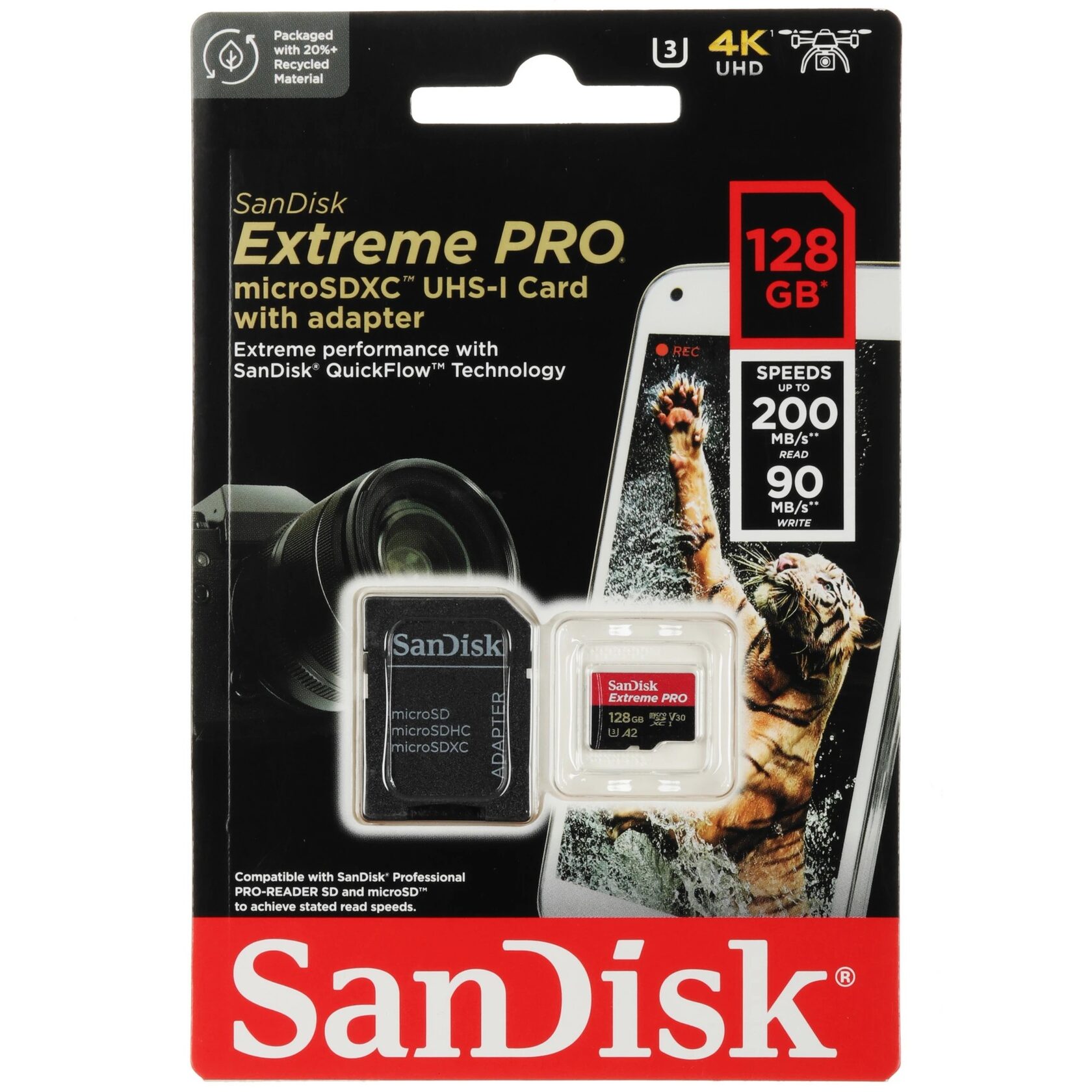 Карта памяти SanDisk Extreme Pro 256 ГБ