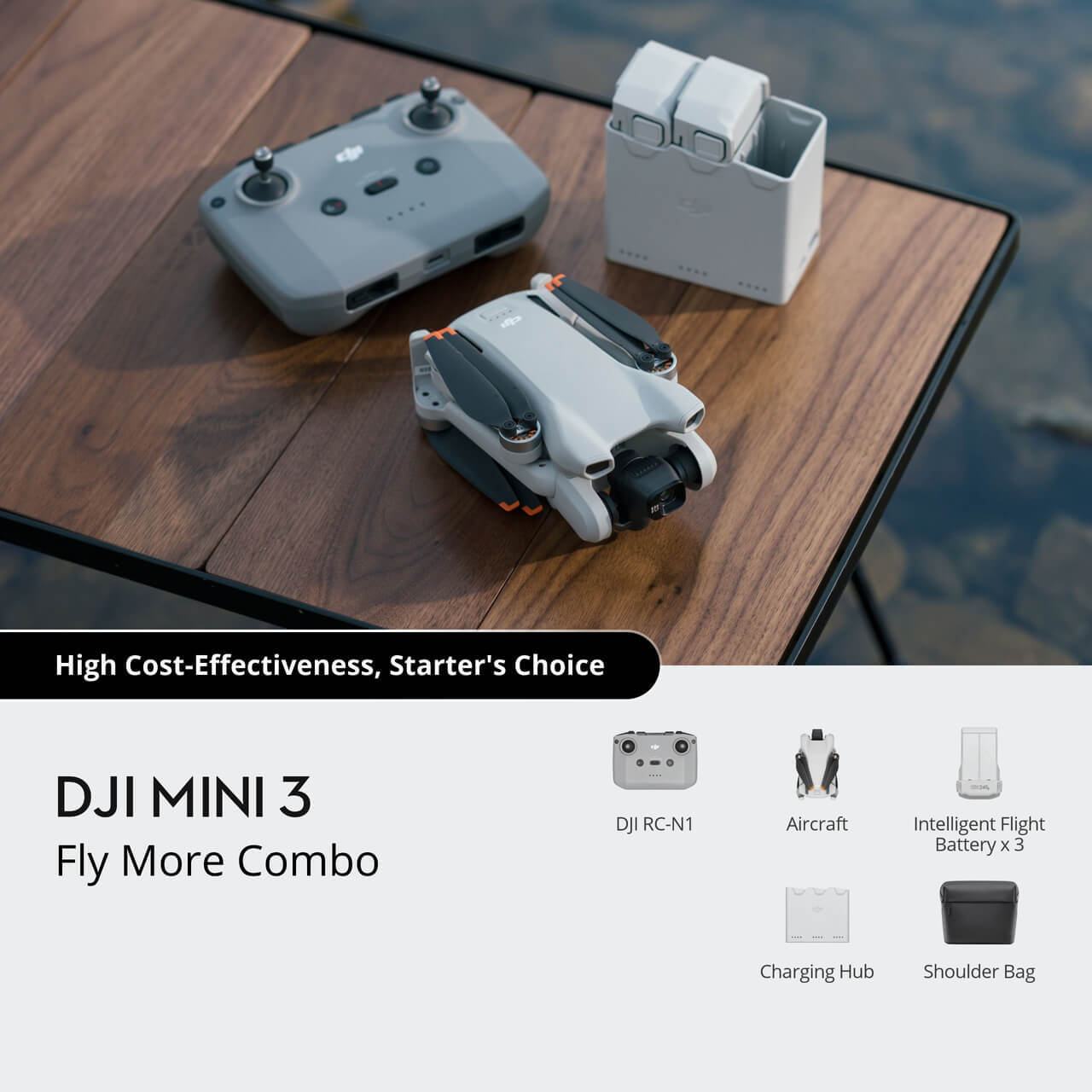 DJI Mini 3 Fly More Combo (DJI RC-N1)
