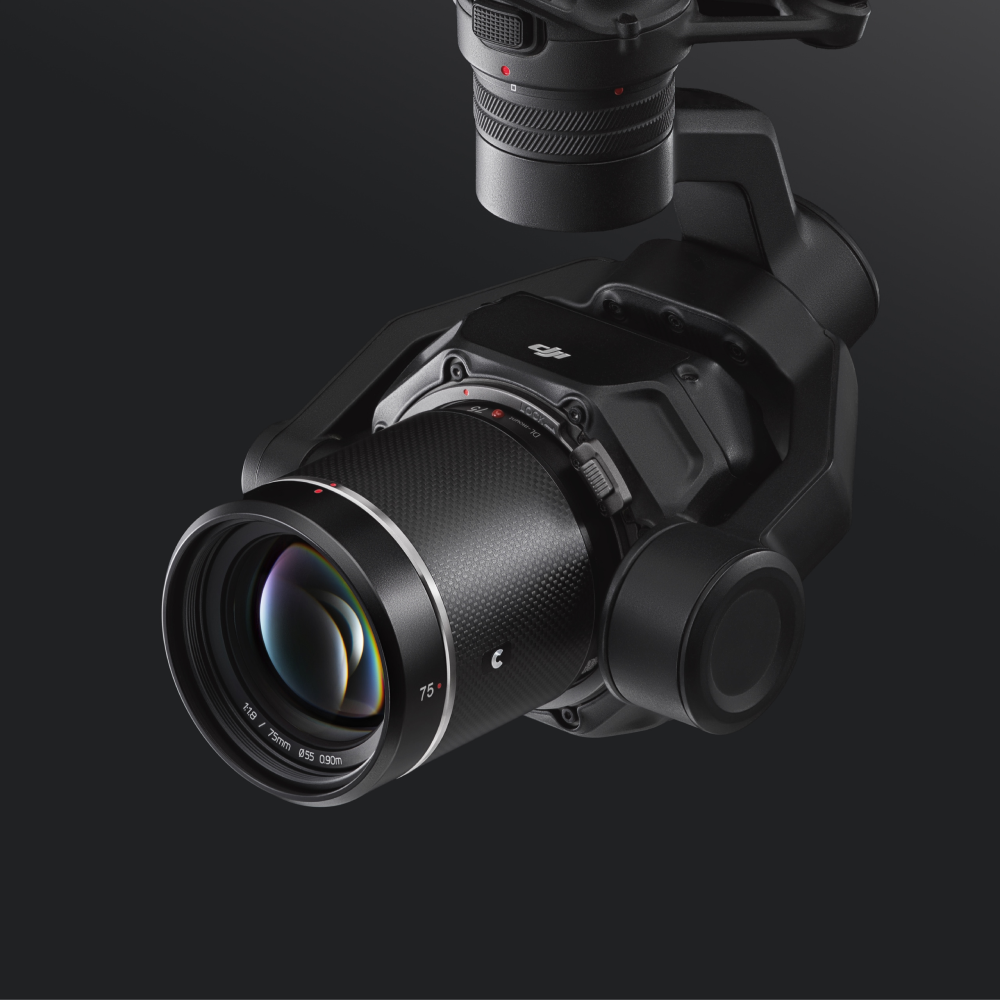 Объектив DJI DL 75 mm F1.8 для Inspire 3